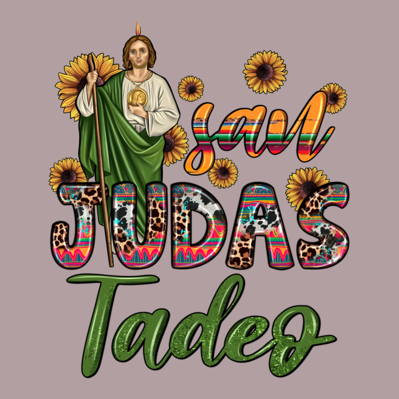 San Judas Tadeo Sunflower Vintage Hoodie by JahusDesignShop | Teevron