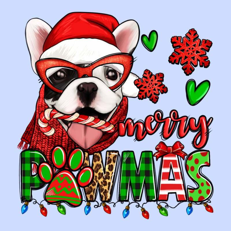 Merry Pawmas Christmas French Bulldog Urban Heavy Tee by Jasminsmagicworld | Teevron
