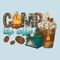 Camp Life Coffee With Coffee Cup Ladies Tee | Teevron