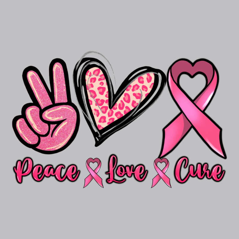 Peace Love Cure Long Sleeve Tee by NancyCooperArtShop | Teevron