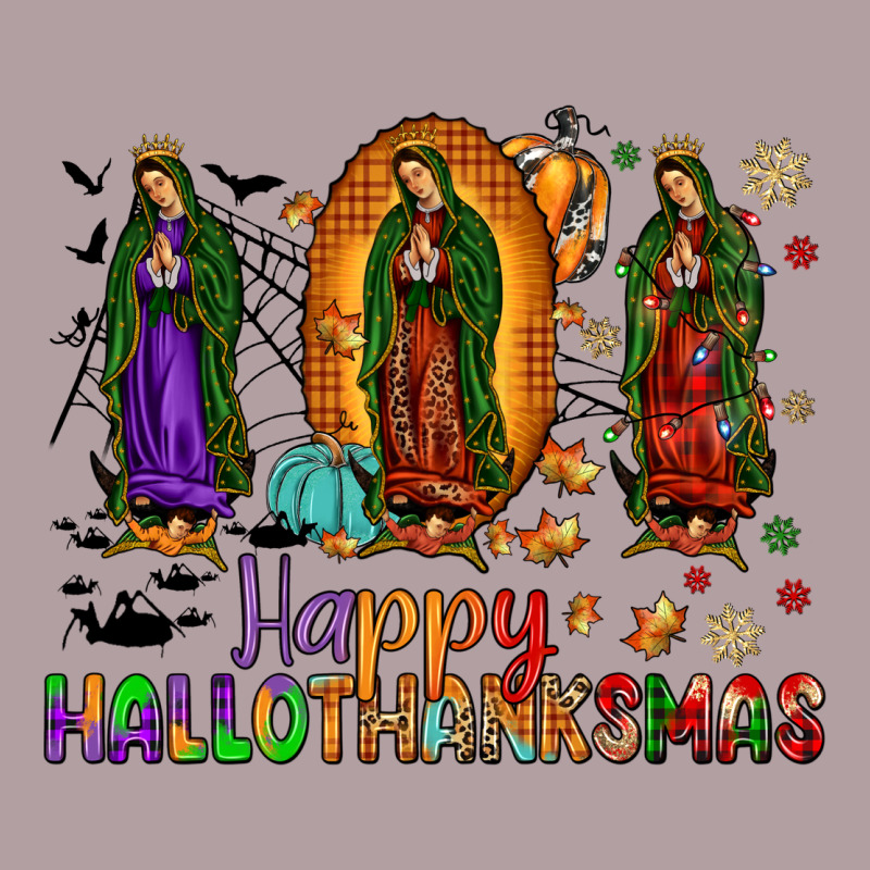 Our Lady Of Guadalupe Happy Hallothanksmas Vintage Hoodie by JahusDesignShop | Teevron