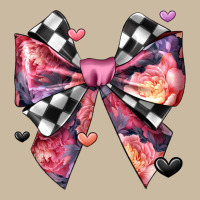 Coquette Bow Floral Checkered Pattern Long Sleeve Tee | Teevron