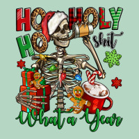 Ho Ho Holy Shit What A Year Christmas Skeleton Classic Tee | Teevron