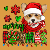 Merry Pawmas Christmas Corgi Urban Heavy Tee | Teevron