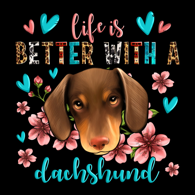 Life Is Better With A Dachshund Heavyweight Sweatshirt by Jasminsmagicworld | Teevron