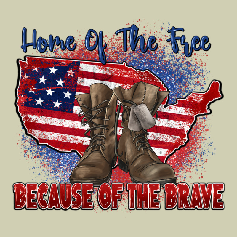 Home Of The Free Because Of The Brave Heavy Core Tee by Zillion Design Studio | Teevron