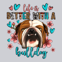 Life Is Better With A Bulldog Heavyweight Sweatshirt | Teevron