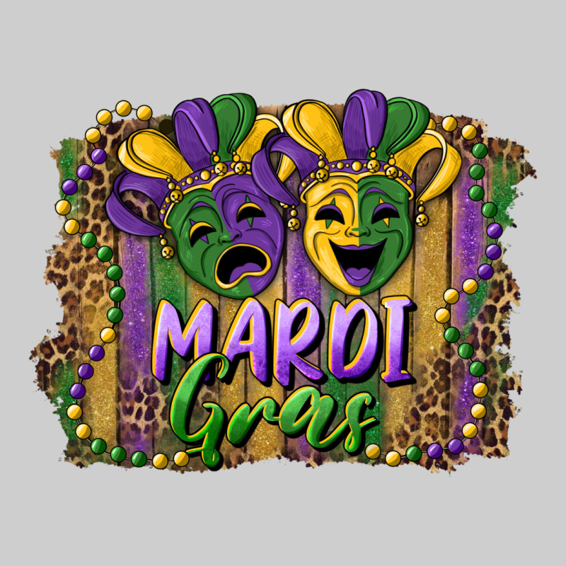 Mardi Gras Mask With Leopard Background Premium Tee by RanaPortraitStore | Teevron
