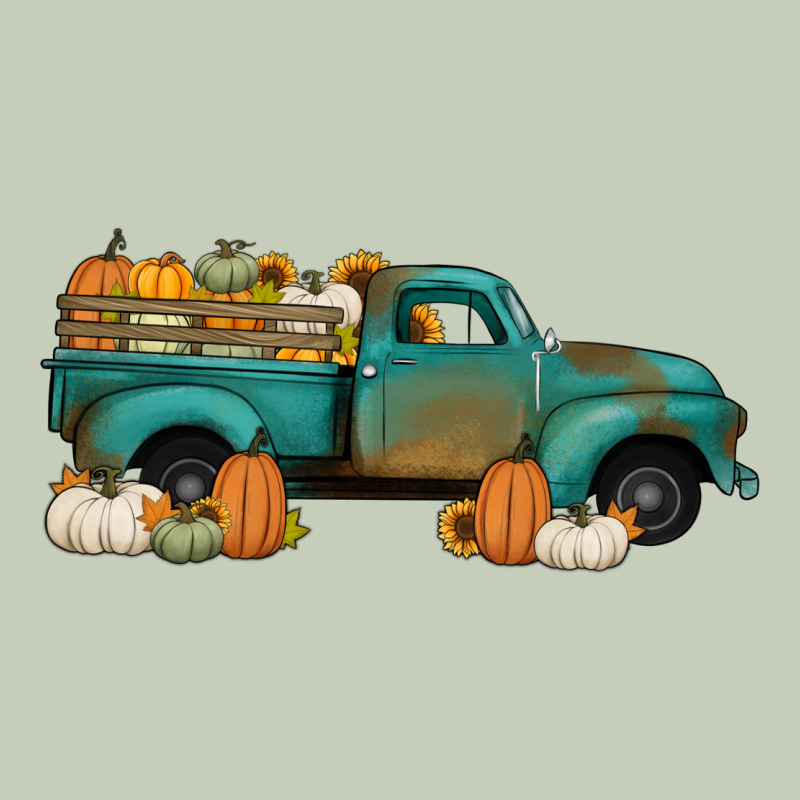 Pumpkin Farm Truck No Background Long Sleeve Tee by Jasminsmagicworld | Teevron