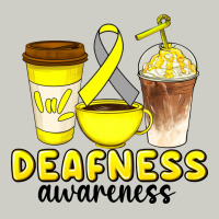 Deafness Awareness Coffee Cups Heavyweight Hoodie | Teevron