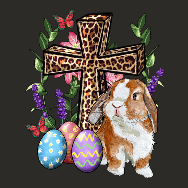 Easter Bunny And Floral Cross Heavy Core Tee by RanaPortraitStore | Teevron