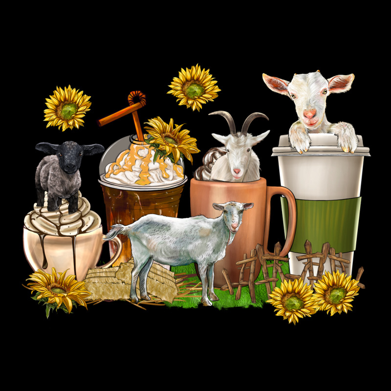 Coffee Cups Goats Ladies Tee by texasbilliewilder | Teevron