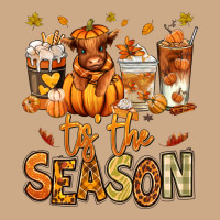 Tis' The Season Fall Heifer Coffee Cups Vintage Hoodie | Teevron
