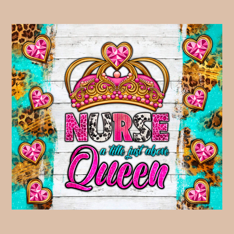 Nurse A Title Just Above Queen Tumbler Urban Heavy Tee by BundleAndBundleShop | Teevron
