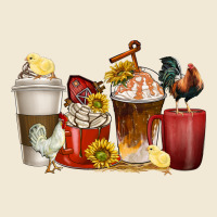 Coffee Cups Rooster Ladies Tee | Teevron