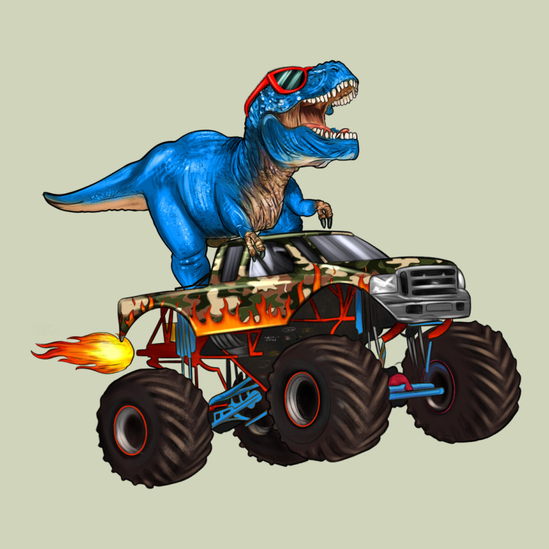 Monster Truck And  T Rex Dinosaur Heavyweight Hoodie by Artiststas | Teevron