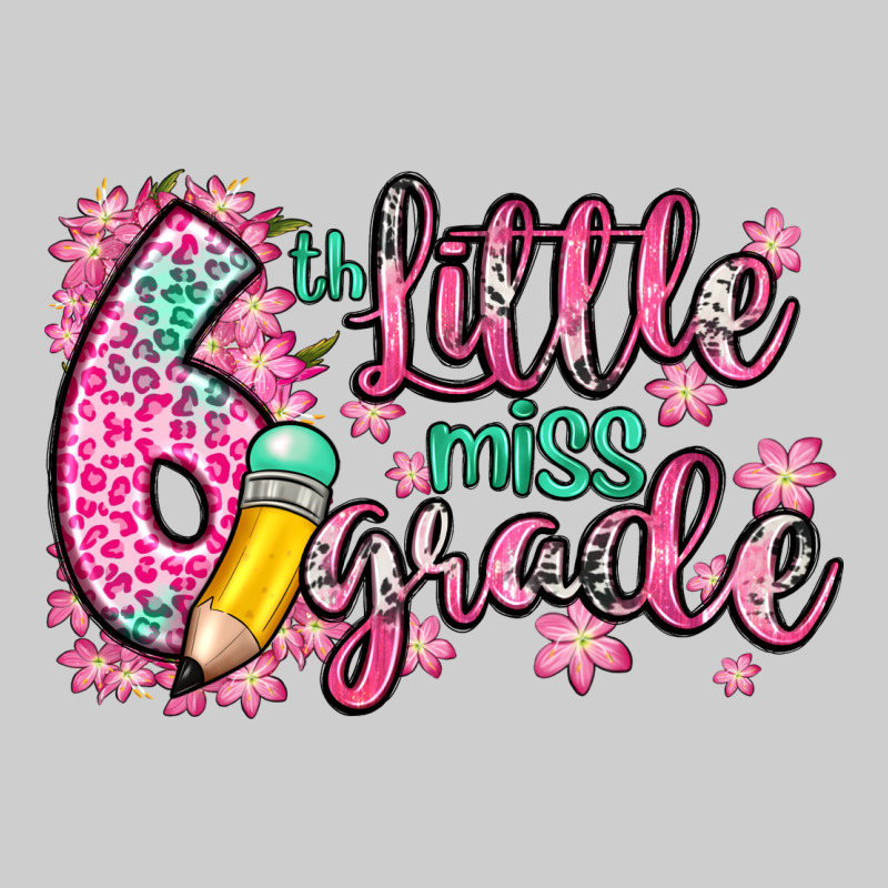 Little Miss 6th Grade Premium Tee by Zillion Design Studio | Teevron