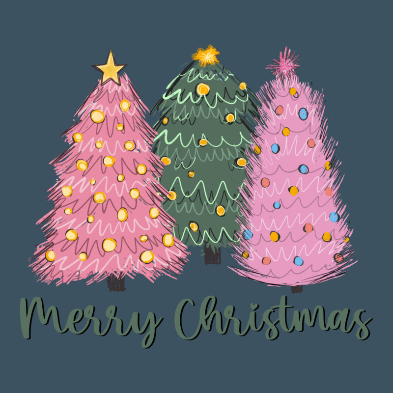 Merry Christmas Trees Urban Hoodie by CowGirlArtShop | Teevron