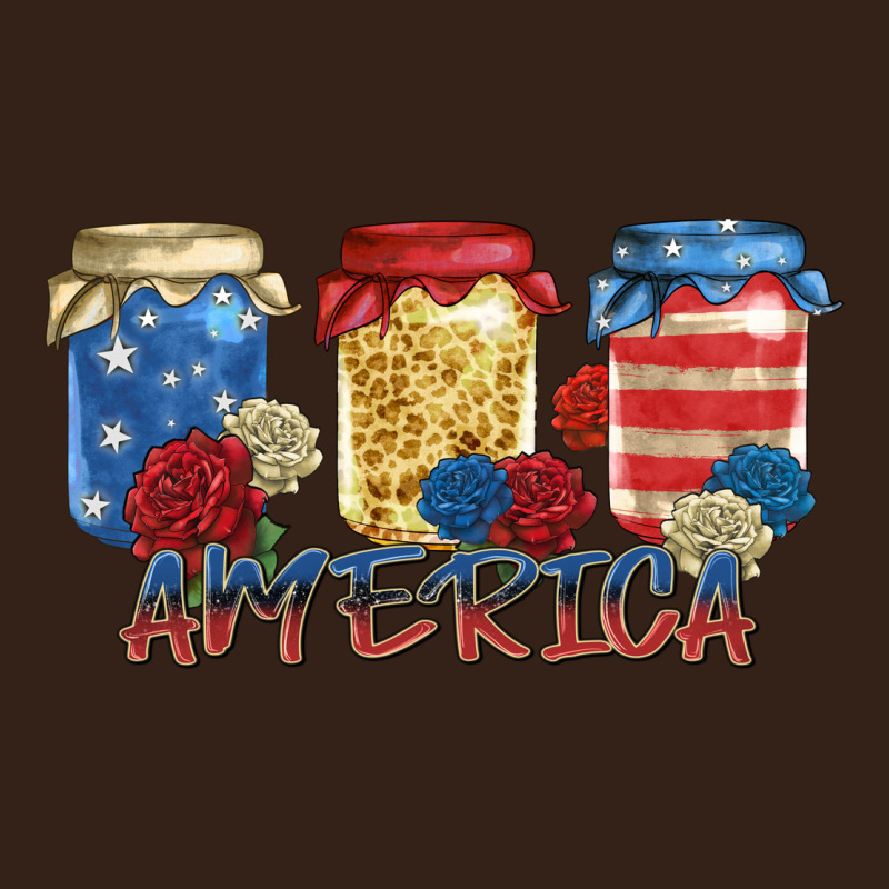 America Mason Jar Heavy Core Tee by Zillion Design Studio | Teevron