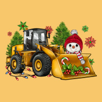 Christmas Bulldozer Snowman Vintage Hoodie | Teevron