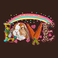 Easter Bunny Love With Rainbow Heavy Core Tee | Teevron
