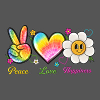 Peace Love Happiness Zipper Hoodie | Teevron