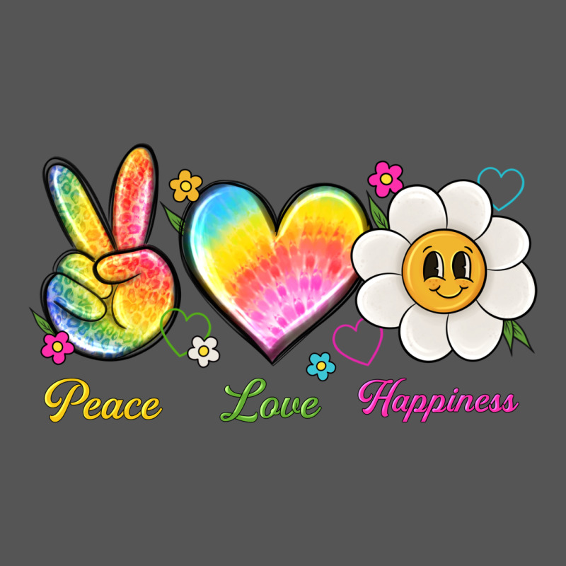 Peace Love Happiness Zipper Hoodie by NancyCooperArtShop | Teevron