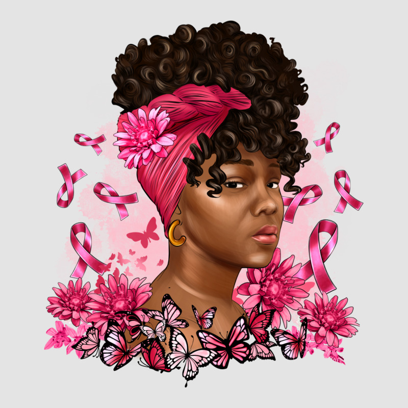 Breast Cancer Afro Woman Premium Sweatshirt by Artiststas | Teevron