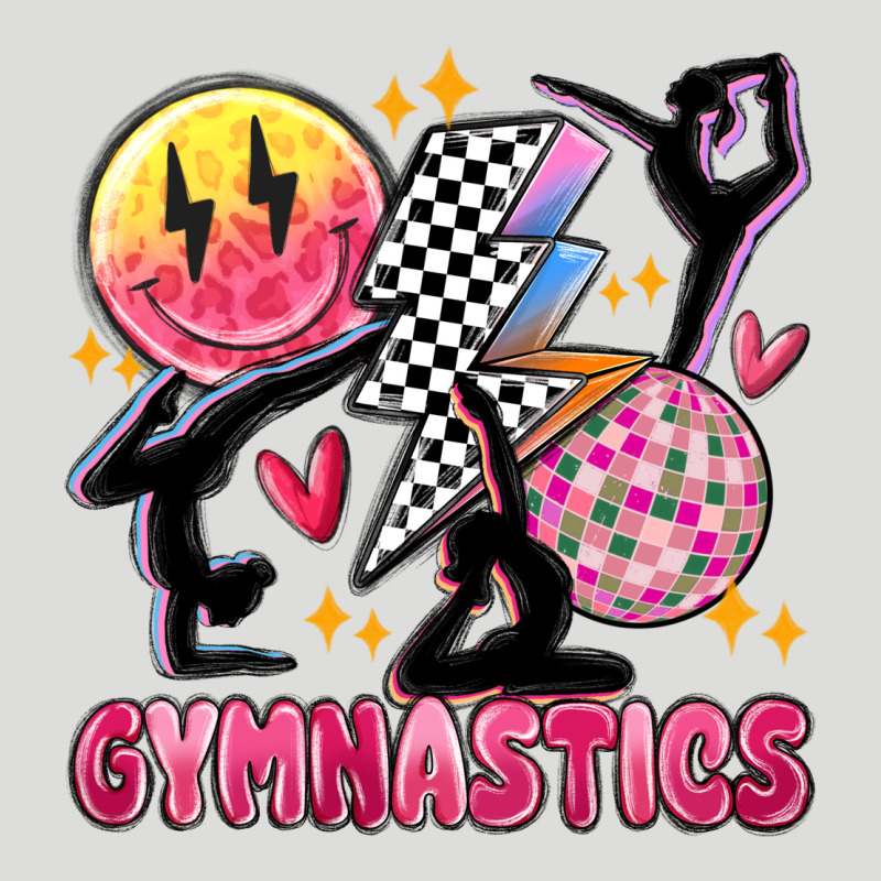 Retro Gymnastics Zipper Hoodie by MaliasSmallBusiness | Teevron