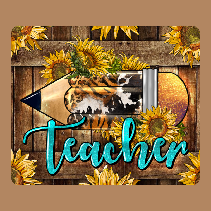 Western Teacher Pencil With Sunflowers Long Sleeve Tee by LillyAllenDesigns | Teevron