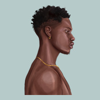 Afro Black Man Heavy Core Tee | Teevron