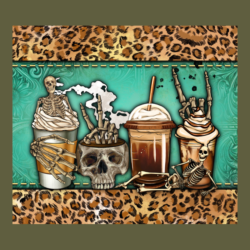Skeleton Coffee Cups Vintage Tee by Jasminsmagicworld | Teevron