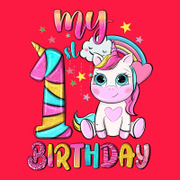 My 1 St Birthday With Little Cute Unicorn Zipper Hoodie | Teevron