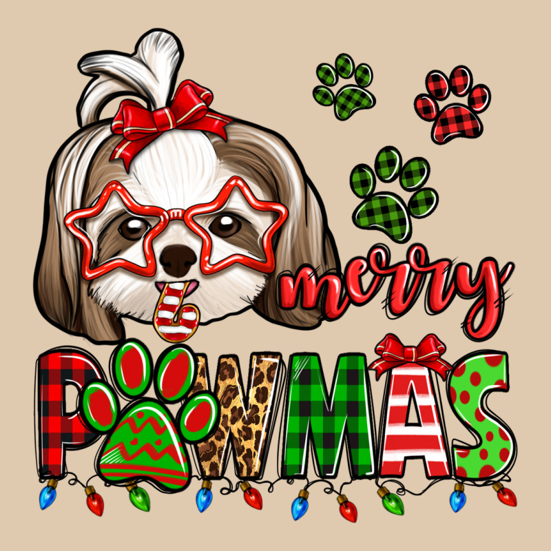 Merry Pawmas Christmas Shih Tzu Heavyweight Sweatshirt by Jasminsmagicworld | Teevron