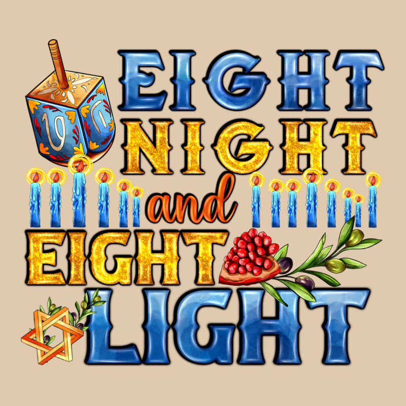 Eight Night And Eight Light For Hanukkah Heavyweight Sweatshirt by AdoDesignShop | Teevron