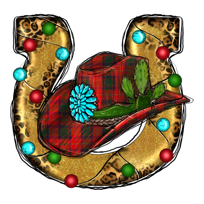 Christmas Horseshoe Ladies Tee by RanaPortraitStore | Teevron
