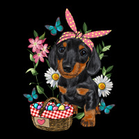 Easter Dachshund Heavy Core Tee | Teevron