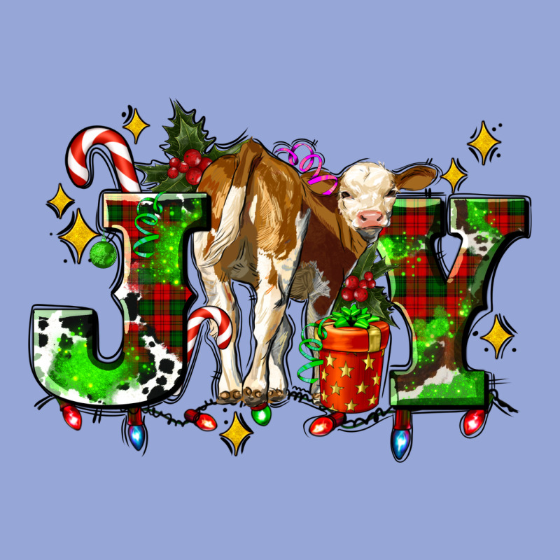 Joy With Baby Cow And Christmas Gifts Mistletoe Classic Tee by AdoDesignShop | Teevron