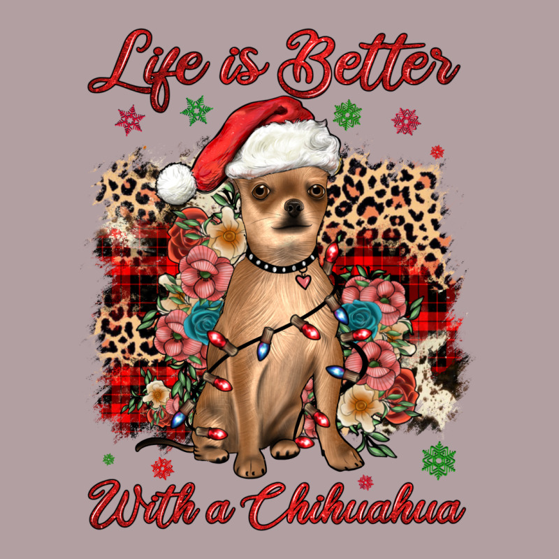 Christmas Life Is Better With A Chihuahua Vintage Hoodie by JahusDesignShop | Teevron