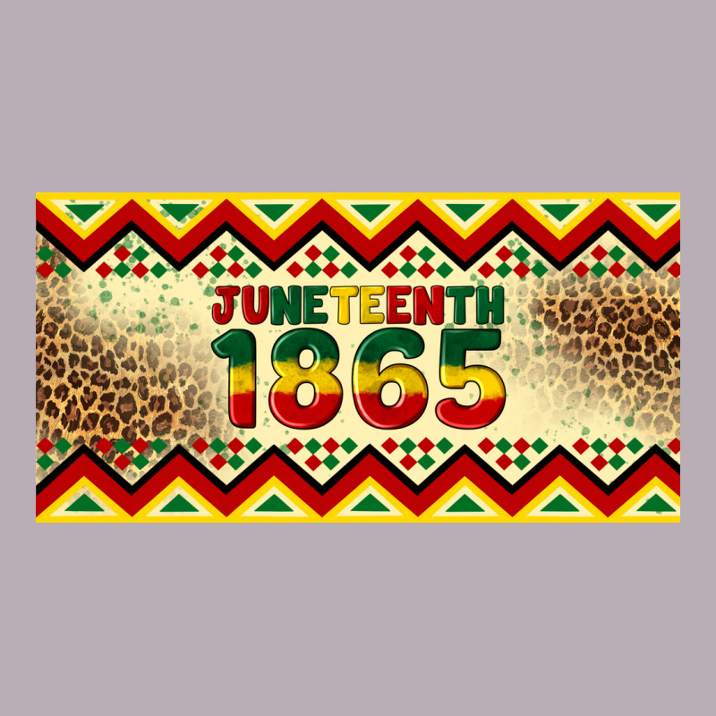 Juneteenth 1865 Leopard Licence Plate Template Vintage Tee by Artiststas | Teevron
