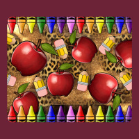 Teacher Crayons And Apples Long Sleeve Tee | Teevron
