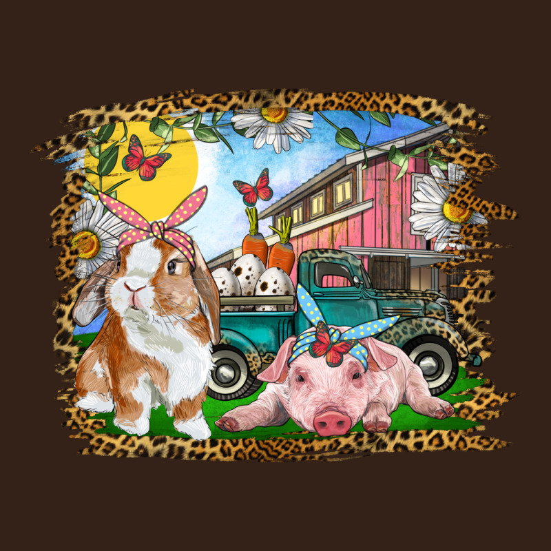 Easter Farm Bunny And Pig Heavy Core Tee by RanaPortraitStore | Teevron