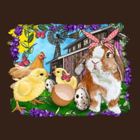 Easter Farm Chicks And Bunny Heavy Core Tee | Teevron
