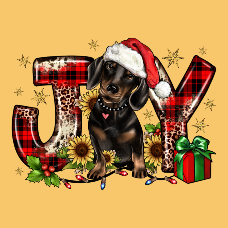 Christmas Joy Dachshund Vintage Hoodie by JahusDesignShop | Teevron
