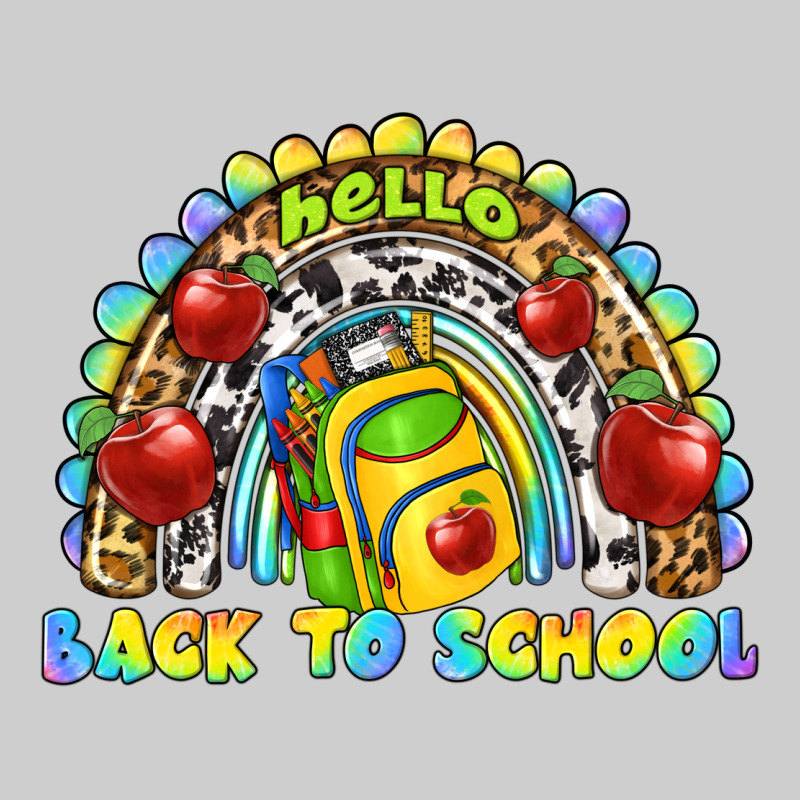 Hello Back To School Rainbow Premium Tee by texasbilliewilder | Teevron