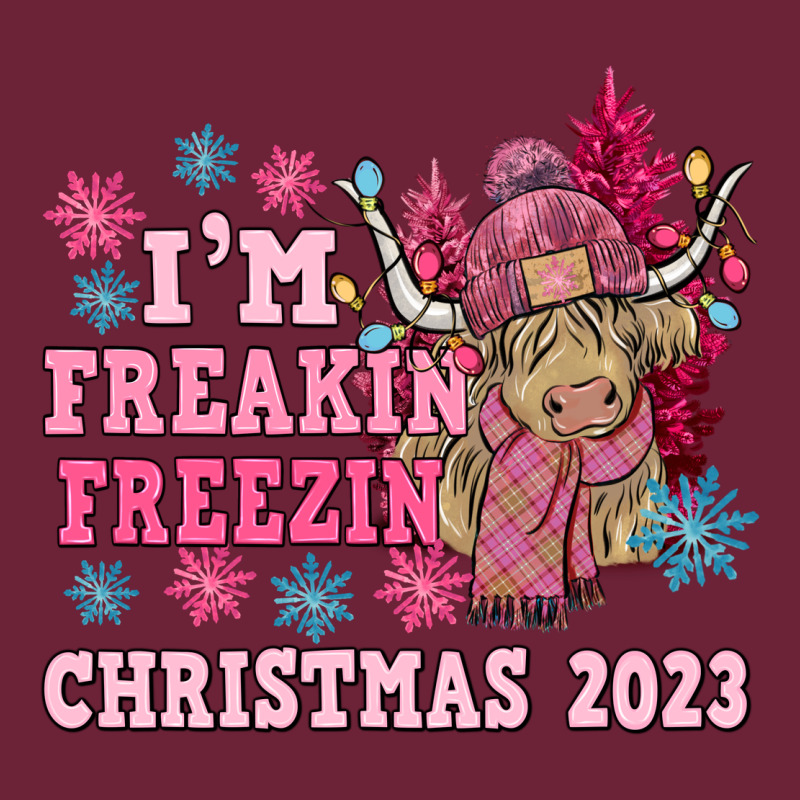 I'm Freakin Freezin Christmas 2023 Long Sleeve Tee by NancyCooperArtShop | Teevron