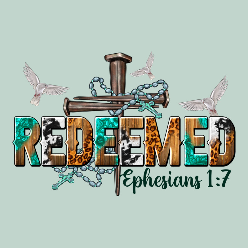 Redeemed Ephesians 1 7 Zipper Hoodie by NancyCooperArtShop | Teevron