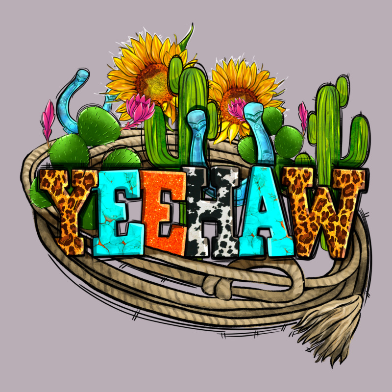 Yeehaw And Cactus With Horseshoe Vintage Tee by AdoDesignShop | Teevron