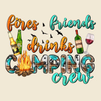 Fires Friends Drinks Camping Crew Ladies Tee | Teevron