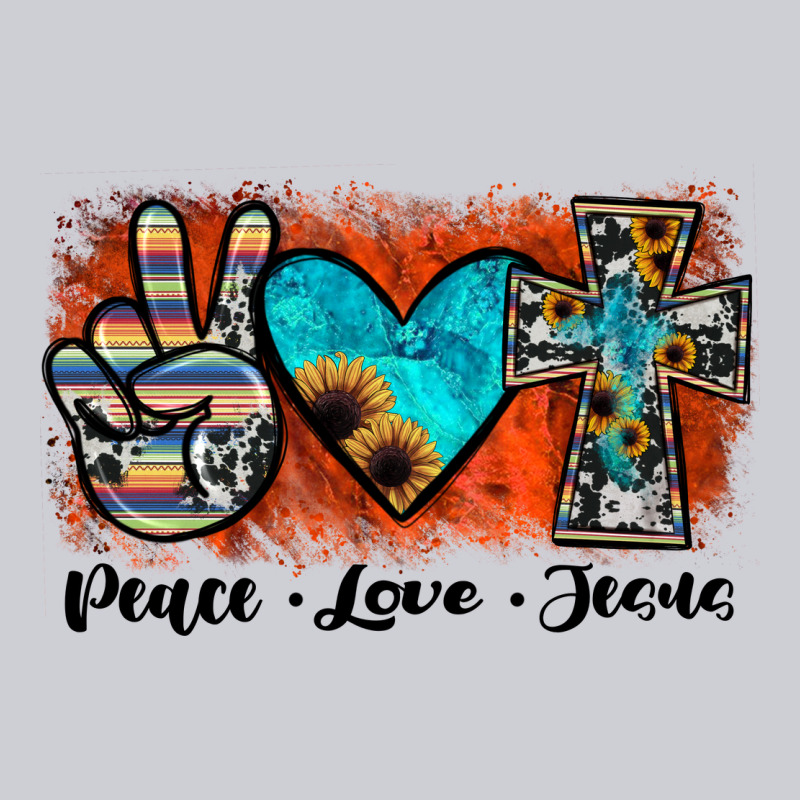 Peace Love Jesus Heavyweight Sweatshirt by JahusDesignShop | Teevron